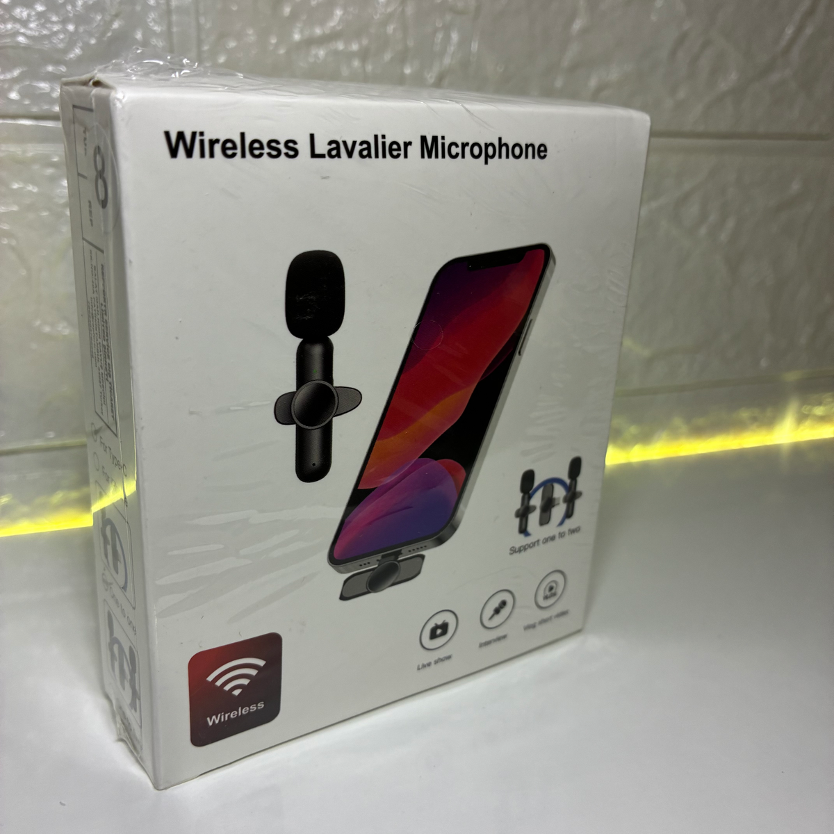 (موديل2)Wireless Lavalier Microphone