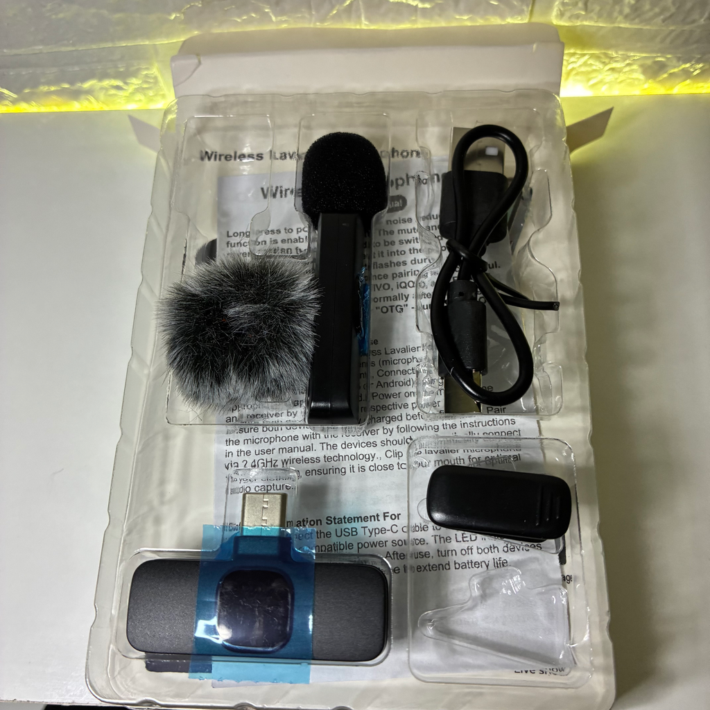 (موديل1)Wireless Lavalier Microphone